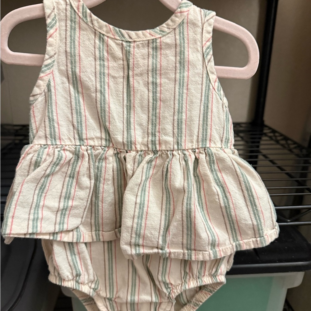 Striped Baby Romper